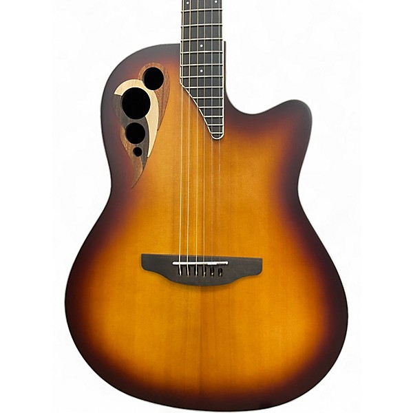 Used Ovation CDX40 Celebrity Deluxe Vintage Sunburst Acoustic Electric Guitar