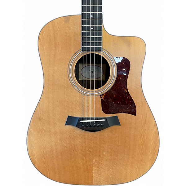 Used Taylor 210CE Natural Acoustic Electric Guitar