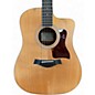 Used Taylor 210CE Natural Acoustic Electric Guitar