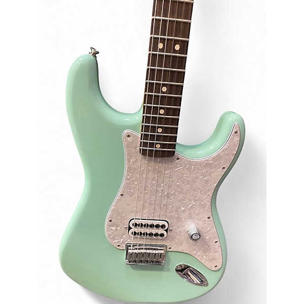 Used Fender Tom Delonge Signature Stratocaster Surf Green Solid Body Electric Guitar