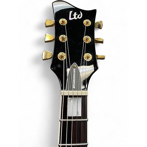 Used ESP LTD SPARROWHAWK BLACK Solid Body Electric Guitar