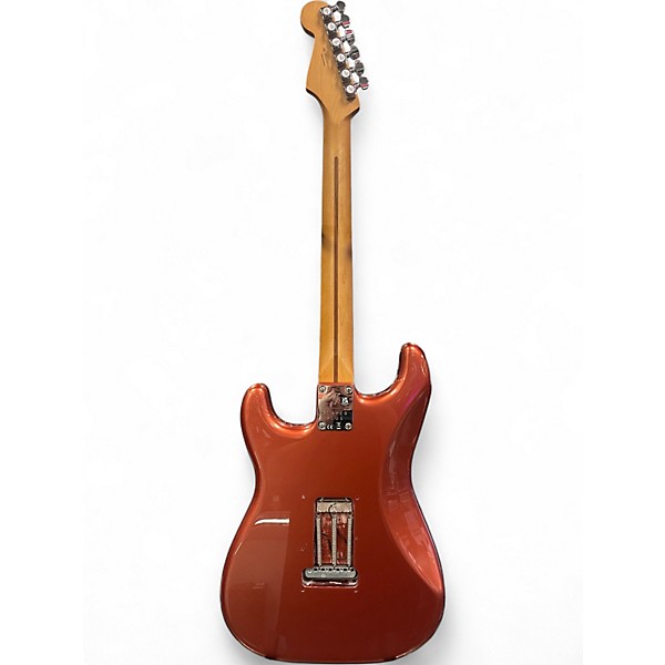 Used 2022 Fender  PLAYER PLUS STRATOCASTER AGED CANDY APPLE RED Solid Body Electric Guitar