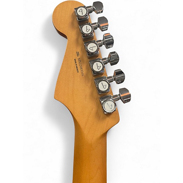 Used 2022 Fender  PLAYER PLUS STRATOCASTER AGED CANDY APPLE RED Solid Body Electric Guitar