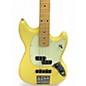 Used Fender Player Mustang Bass PJ Hialeah YELLOW Electric Bass Guitar