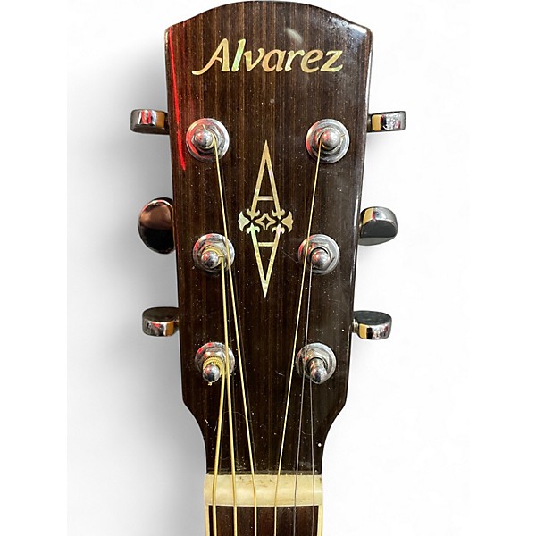 Used Alvarez AJ80CE Artist Series Jumbo Natural Acoustic Electric Guitar