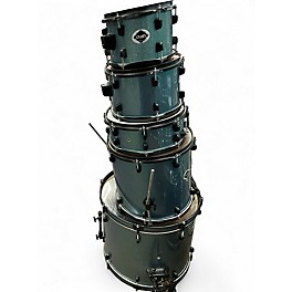 Used Crush Drums & Percussion 5 Piece Alpha Series BLUE SPARKLE Drum Kit