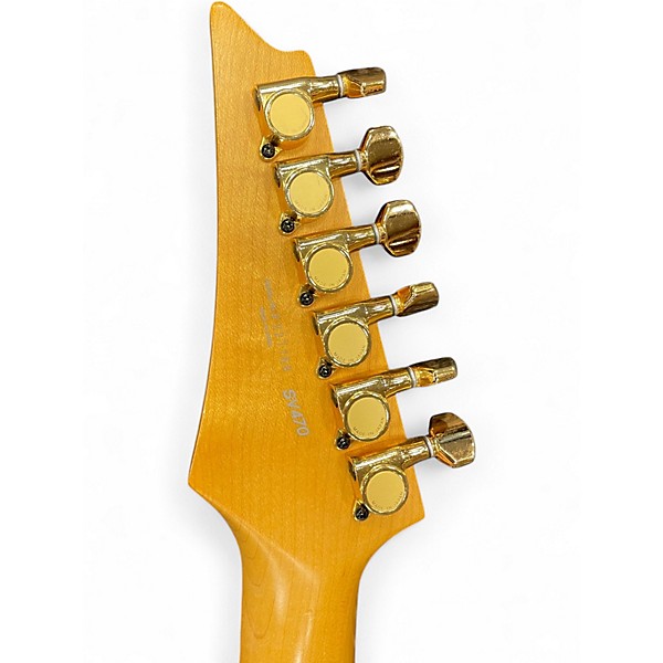 Vintage 1992 Ibanez SV470 BLACK Solid Body Electric Guitar