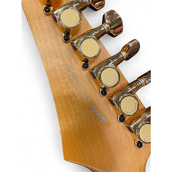 Vintage 1992 Ibanez SV470 BLACK Solid Body Electric Guitar