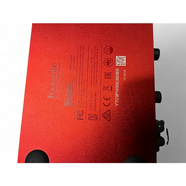 Used Focusrite Scarlett Solo Gen 3 Audio Interface