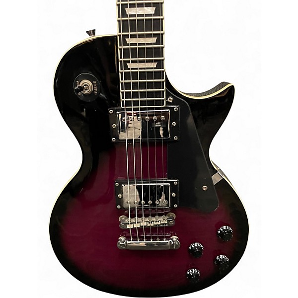 Used Washburn Oscar Schmidt 2 Color Sunburst Solid Body Electric Guitar