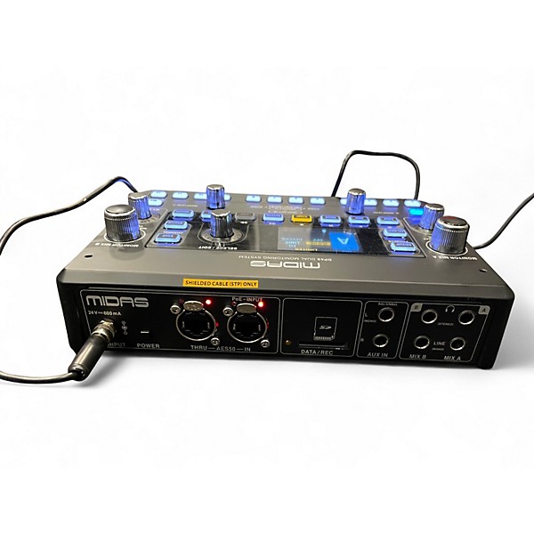 Used Midas DP48 Dual 48-Channel Personal Monitor with SD Recorder Powered Mixer