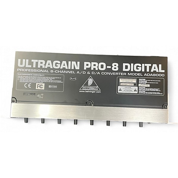 Used Behringer ADA8000 Ultragain Pro 8 Audio Converter