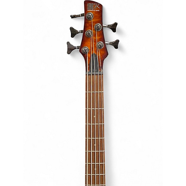 Used Ibanez SR405EQM DRAGON EYE BURST Electric Bass Guitar