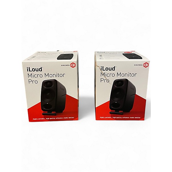 Used IK Multimedia ILOUD MICRO MONITOR PRO (PAIR) Powered Monitor