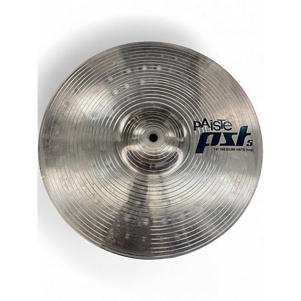 Used Paiste 14in PST5 Medium Hihat Pair Cymbal