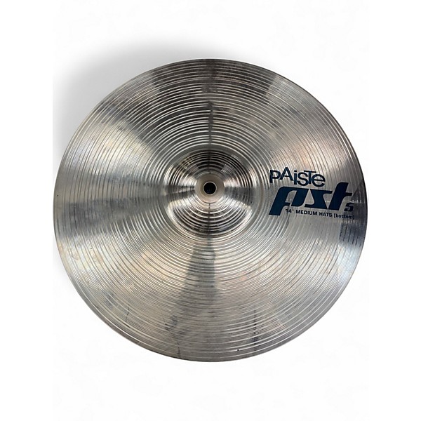 Used Paiste 14in PST5 Medium Hihat Pair Cymbal