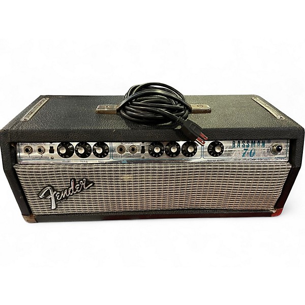 Vintage 1979 Fender BASSMAN 70 Tube Bass Amp Head | Guitar Center