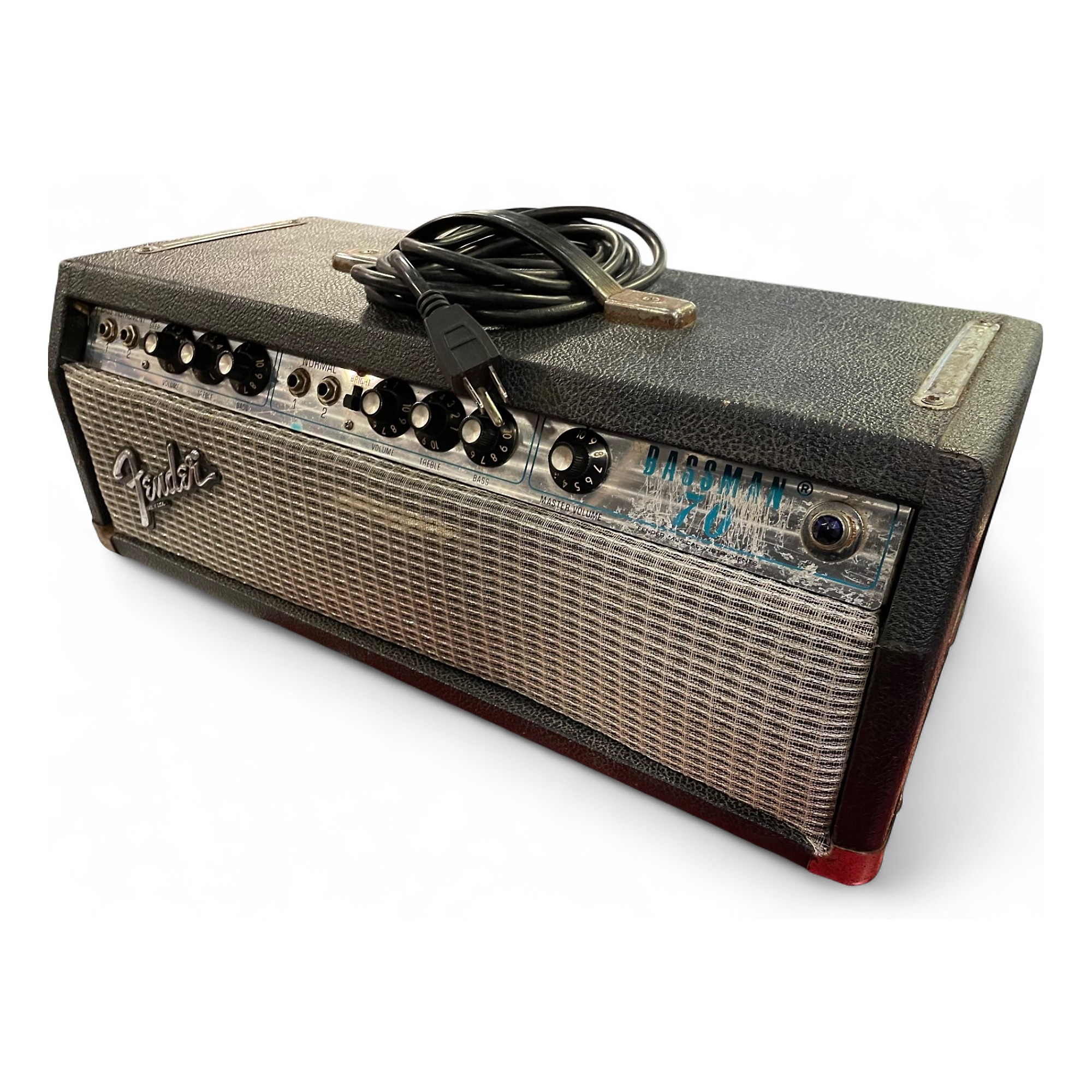 Vintage 1979 Fender BASSMAN 70 Tube Bass Amp Head | Guitar Center
