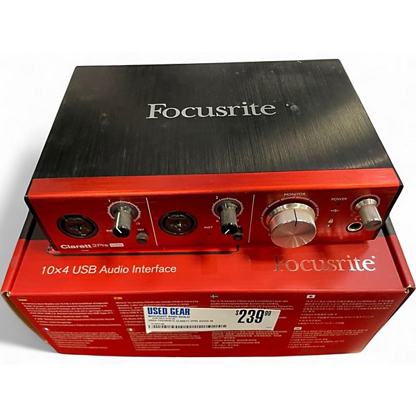 Used Focusrite Clarett 2Pre Audio Interface