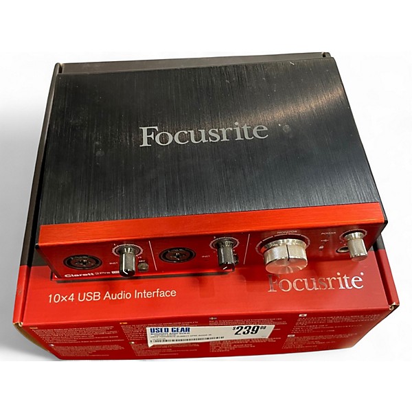 Used Focusrite Clarett 2Pre Audio Interface