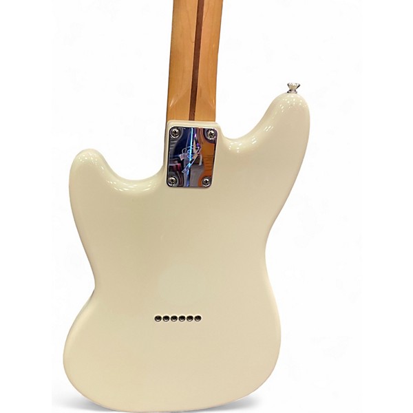 Used Fender Modern Player Mustang Olympic White Solid Body Electric Guitar
