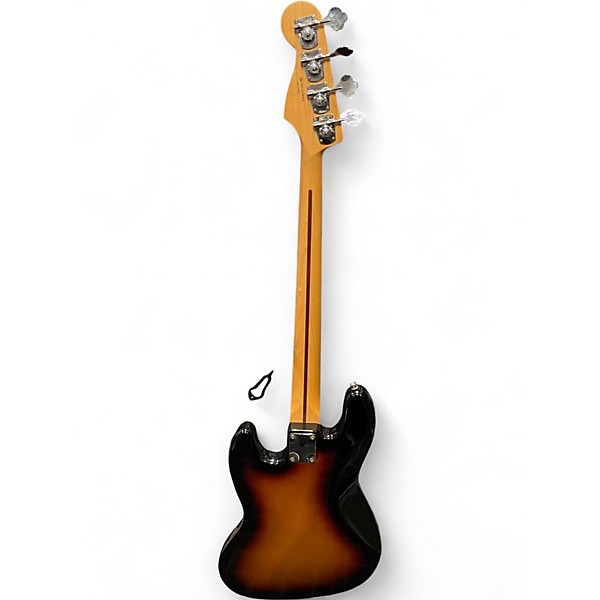 Used Fender Standard Jazz Bass 3 Tone Sunburst Electric Bass Guitar