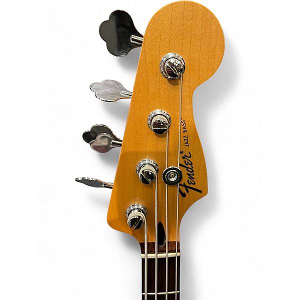 Used Fender Standard Jazz Bass 3 Tone Sunburst Electric Bass Guitar