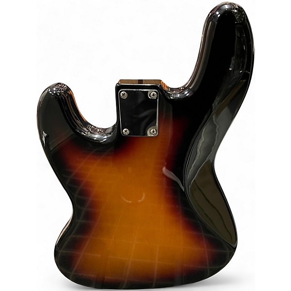 Used Fender Standard Jazz Bass 3 Tone Sunburst Electric Bass Guitar