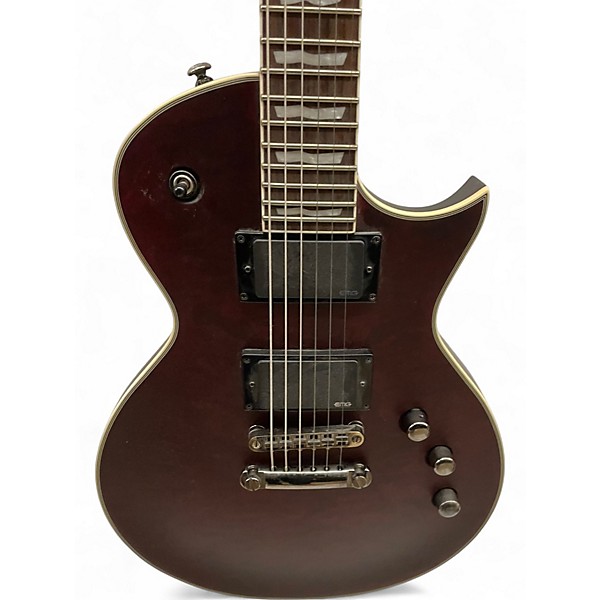 Used ESP EC401QM Cherry Sunburst Solid Body Electric Guitar