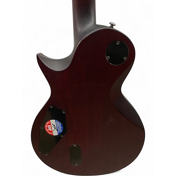 Used ESP EC401QM Cherry Sunburst Solid Body Electric Guitar