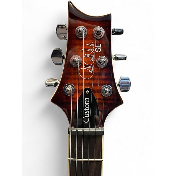Used PRS SE Custom 24 Tobacco Sunburst Hollow Body Electric Guitar