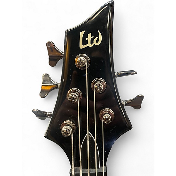 Used ESP LTD F255 BLACK Electric Bass Guitar