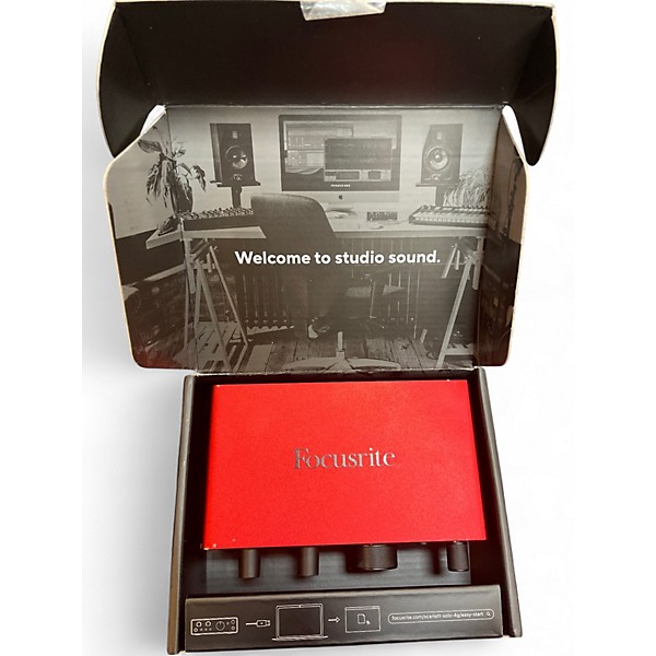 Used Focusrite Scarlett Solo Audio Interface