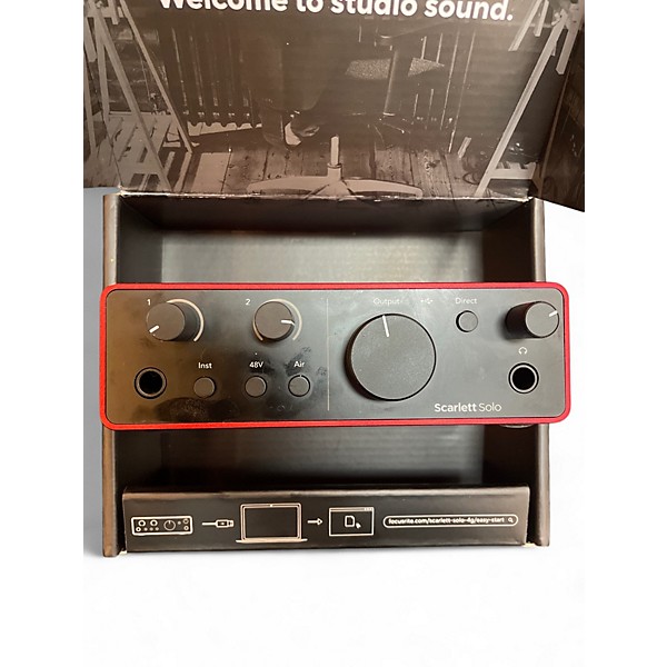 Used Focusrite Scarlett Solo Audio Interface