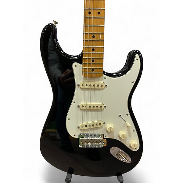 Used Fender Jimi Hendrix Stratocaster Black Solid Body Electric Guitar