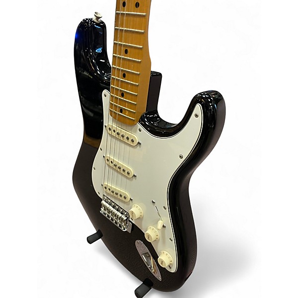 Used Fender Jimi Hendrix Stratocaster Black Solid Body Electric Guitar
