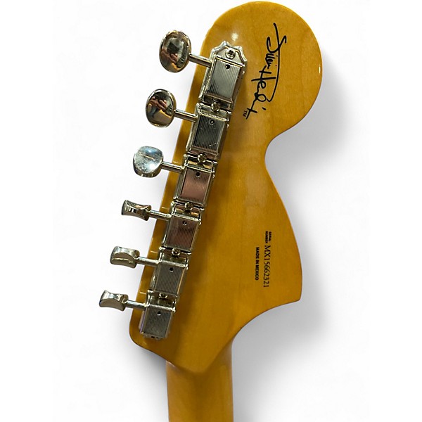 Used Fender Jimi Hendrix Stratocaster Black Solid Body Electric Guitar