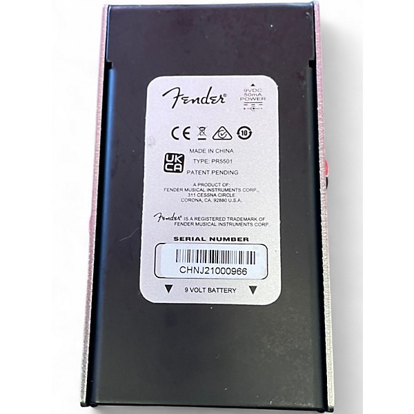 Used Fender ENGAGER BOOST Effect Pedal