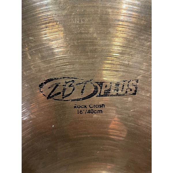 Used Zildjian 16in ZBT PLUS ROCK CRASH Cymbal