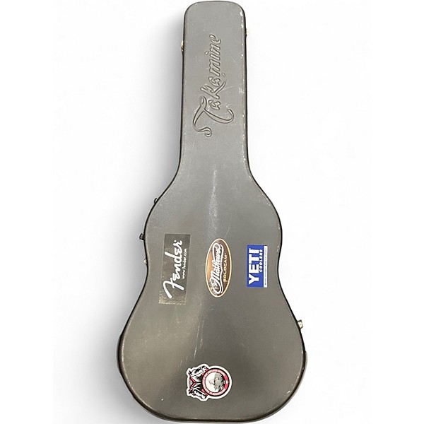 Used Takamine EF341SC Black Acoustic Electric Guitar