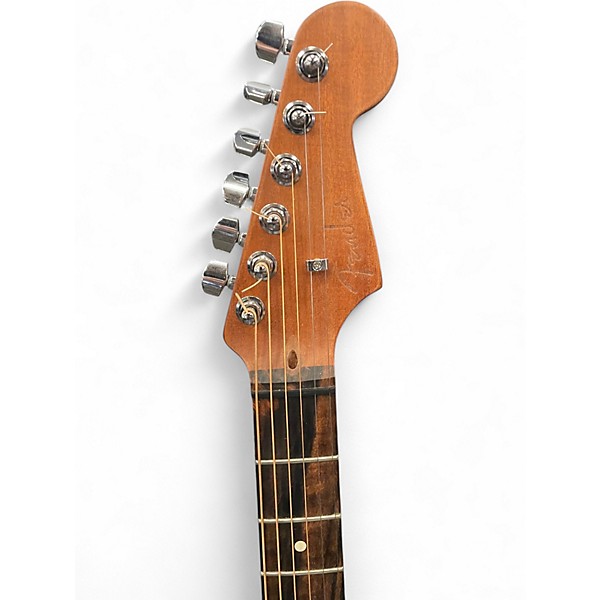 Used Fender American Acoustasonic Jazzmaster Tungsten Acoustic Electric Guitar