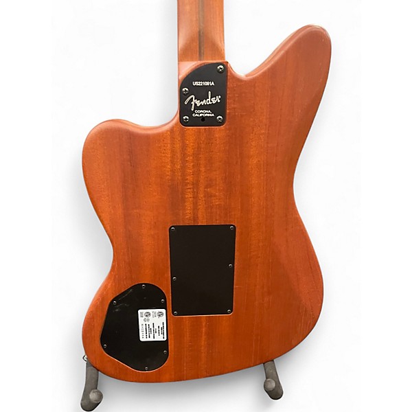 Used Fender American Acoustasonic Jazzmaster Tungsten Acoustic Electric Guitar