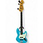 Used Fender American Professional II Jazz Bass miami blue Electric Bass Guitar thumbnail