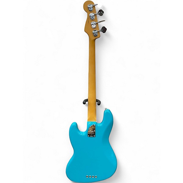Used Fender American Professional II Jazz Bass miami blue Electric Bass Guitar