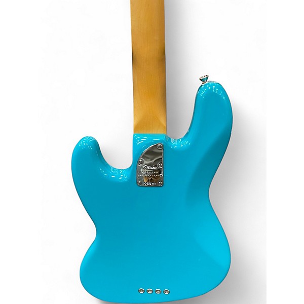 Used Fender American Professional II Jazz Bass miami blue Electric Bass Guitar