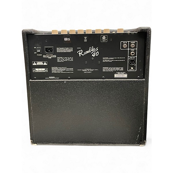 Used Fender Rumble V3 40W 1x10 Bass Combo Amp