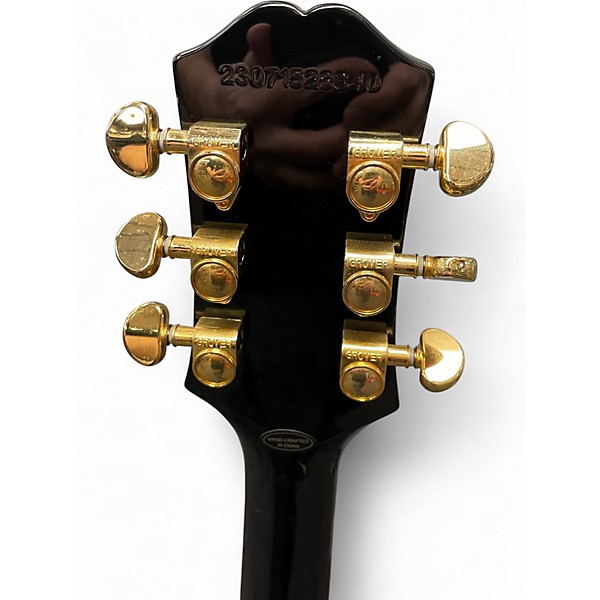 Used Epiphone Les Paul Custom Blackback Alpine White Solid Body Electric Guitar