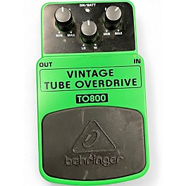 Used Behringer TO800 Vintage Tube Overdrive Effect Pedal