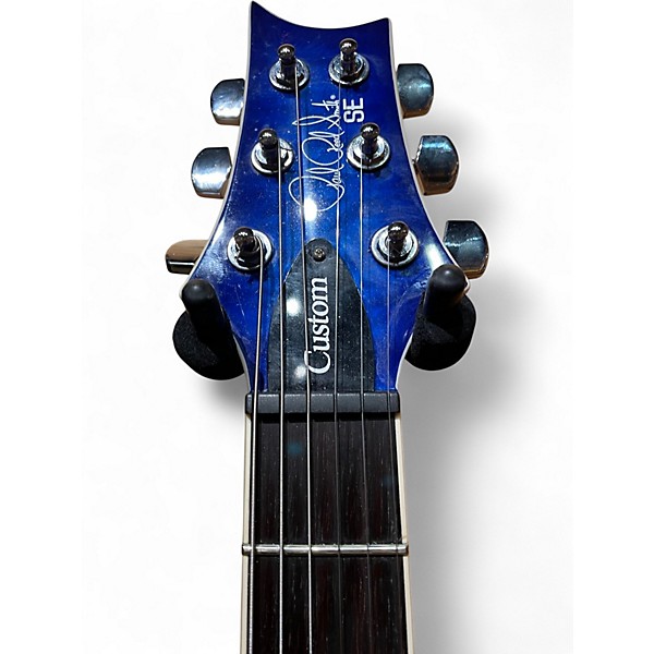 Used PRS SE Custom 22 Semi-Hollowbody Blue Burst Hollow Body Electric Guitar