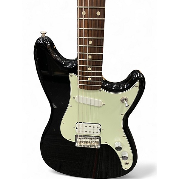 Used 2016 Fender Duo Sonic HS Black Solid Body Electric Guitar
